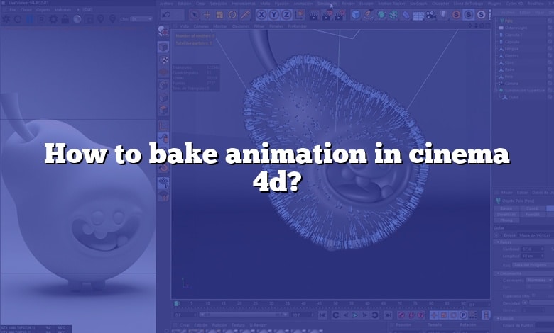 How To Bake Animation In Cinema D