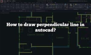 How To Draw Perpendicular Line In Autocad