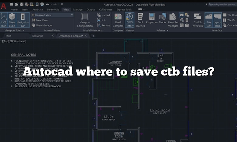 Autocad where to save ctb files?