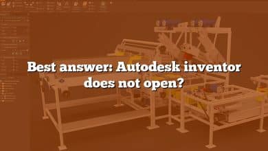 Best answer: Autodesk inventor does not open?