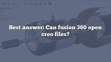 Best answer: Can fusion 360 open creo files?