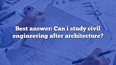 Best answer: Can i study civil engineering after architecture?