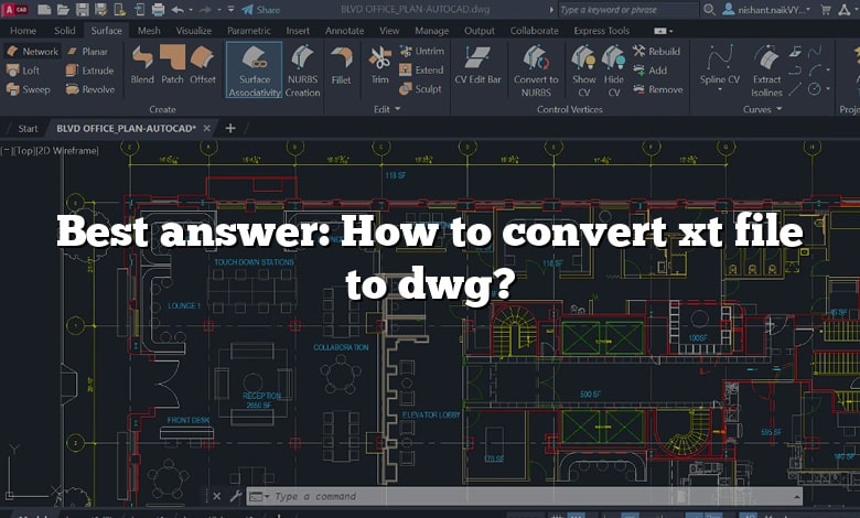 Best answer: How to convert xt file to dwg?