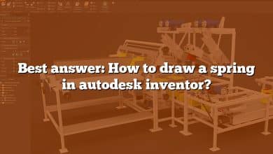 Best answer: How to draw a spring in autodesk inventor?