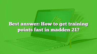 Best answer: How to get training points fast in madden 21?