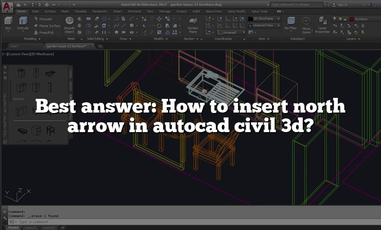 Best answer: How to insert north arrow in autocad civil 3d? [Answer] 2022