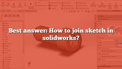 Best answer: How to join sketch in solidworks?