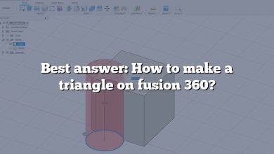 Best answer: How to make a triangle on fusion 360?