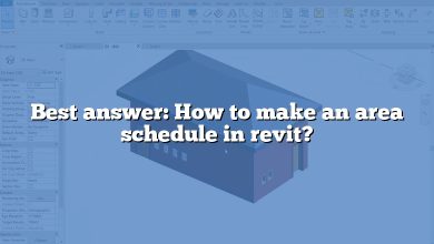 Best answer: How to make an area schedule in revit?