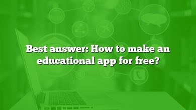 Best answer: How to make an educational app for free?