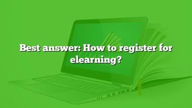 Best answer: How to register for elearning?