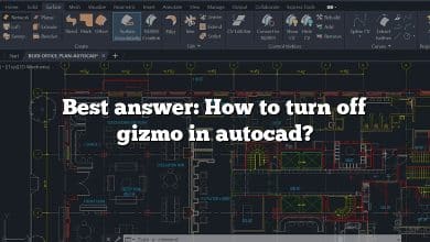 Best answer: How to turn off gizmo in autocad?