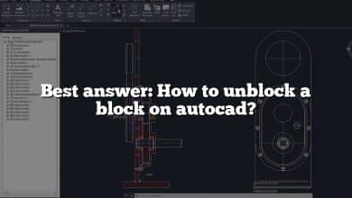 Best answer: How to unblock a block on autocad?