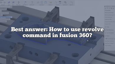 Best answer: How to use revolve command in fusion 360?