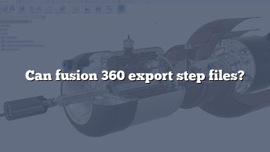 Can fusion 360 export step files?