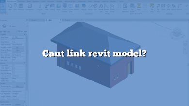 Cant link revit model?