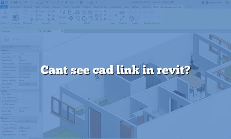 find cad link in revit