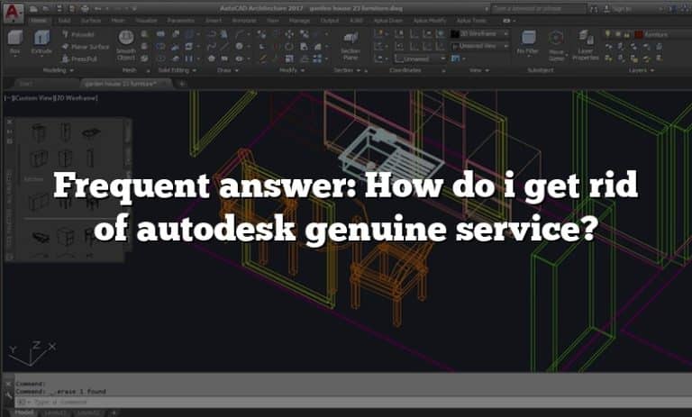 Как удалить autodesk genuine service