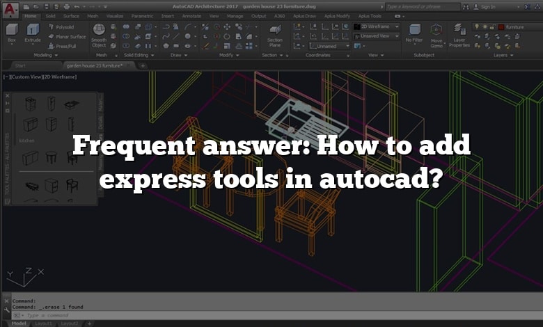 Frequent answer: How to add express tools in autocad?