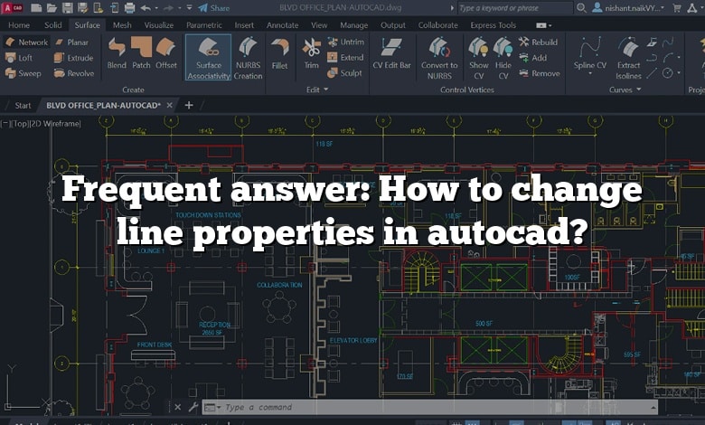 Frequent answer: How to change line properties in autocad?