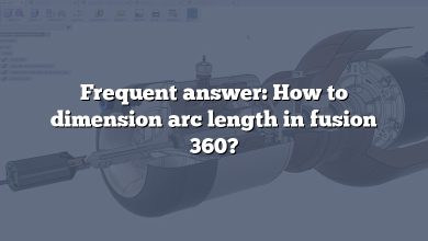 Frequent answer: How to dimension arc length in fusion 360?