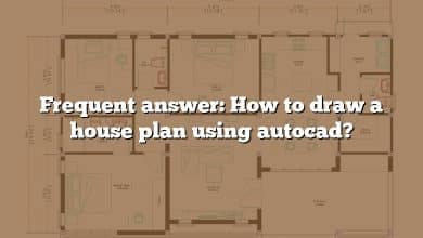 Frequent answer: How to draw a house plan using autocad?