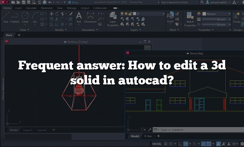 Frequent answer: How to edit a 3d solid in autocad?