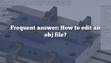 Frequent answer: How to edit an obj file?