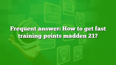 Frequent answer: How to get fast training points madden 21?