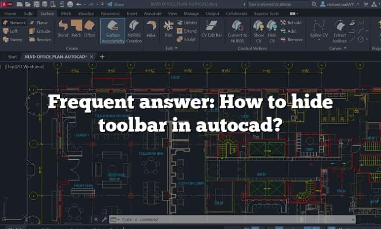 How To Hide Toolbar In Autocad