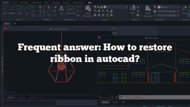 Frequent answer: How to restore ribbon in autocad?