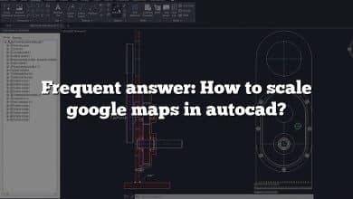 Frequent answer: How to scale google maps in autocad?