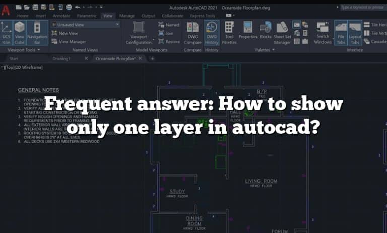 frequent-answer-how-to-show-only-one-layer-in-autocad