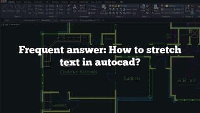 Frequent answer: How to stretch text in autocad?