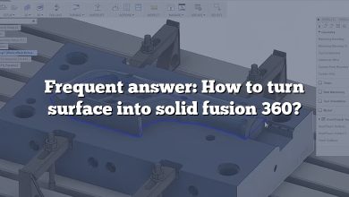 Frequent answer: How to turn surface into solid fusion 360?