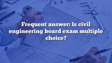 Frequent answer: Is civil engineering board exam multiple choice?