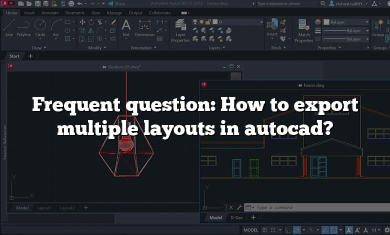 Frequent question: How to export multiple layouts in autocad?