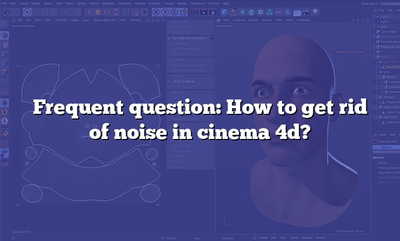 Frequent question: How to get rid of noise in cinema 4d?