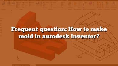 Frequent question: How to make mold in autodesk inventor?