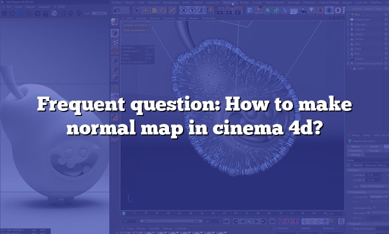 Frequent question: How to make normal map in cinema 4d?