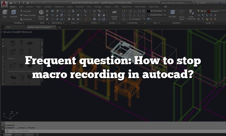 Frequent Question How To Stop Macro Recording In Autocad 