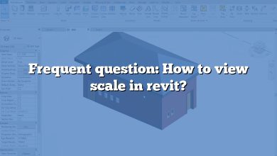 Frequent question: How to view scale in revit?