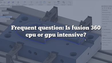 Frequent question: Is fusion 360 cpu or gpu intensive?