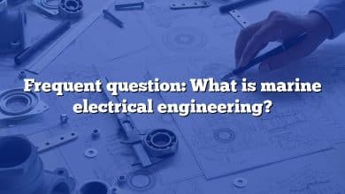 Frequent question: What is marine electrical engineering?