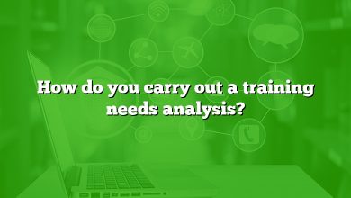 How do you carry out a training needs analysis?