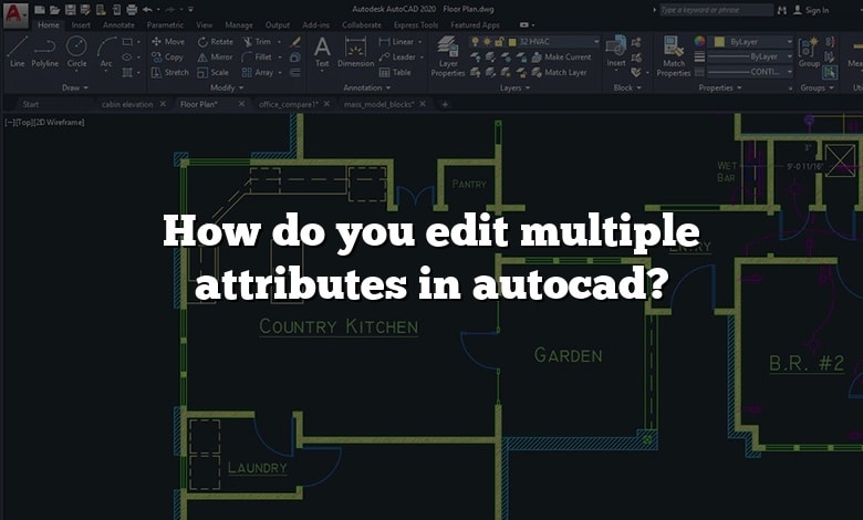 how-do-you-edit-multiple-attributes-in-autocad