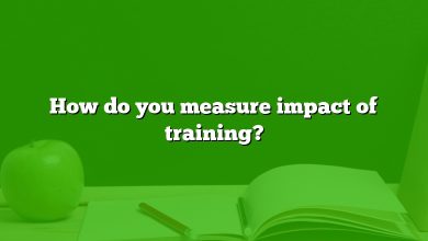 How do you measure impact of training?