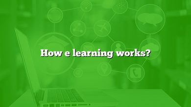 How e learning works?