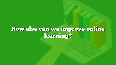 How else can we improve online learning?