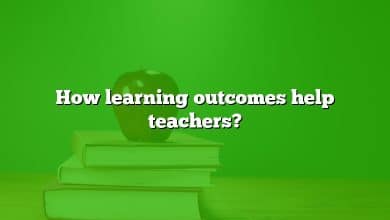 How learning outcomes help teachers?